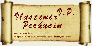 Vlastimir Perkučin vizit kartica